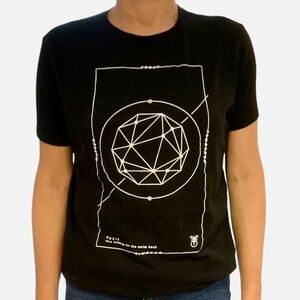 3/$15   Black and White Graphic Tee